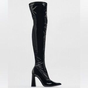 ZARA HIGH HEEL OVER THE KNEE BOOTS